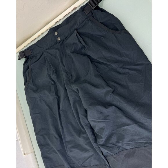 Rail Riders Hiking Pants M Belted 100% Nylon Black Double Knee Adjustable Jogger - Picture 11 of 13